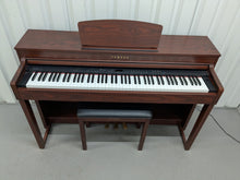 Load image into Gallery viewer, Yamaha Clavinova CLP-430 Digital Piano and stool in mahogany stock #25211
