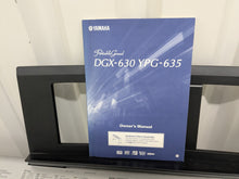 Load image into Gallery viewer, Yamaha DGX-630 88 Key Weighted Keys Portable Grand, stand, pedal stock # 25216
