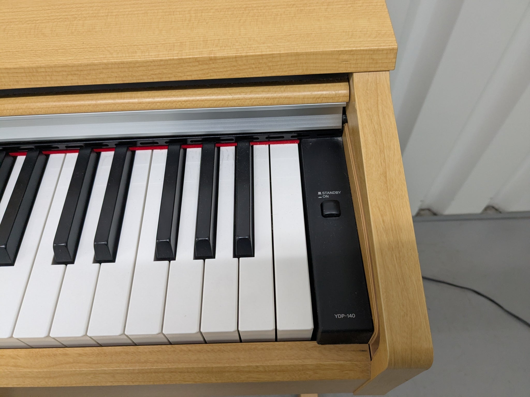 Yamaha Arius YDP-140 digital piano and stool in cherry wood finish