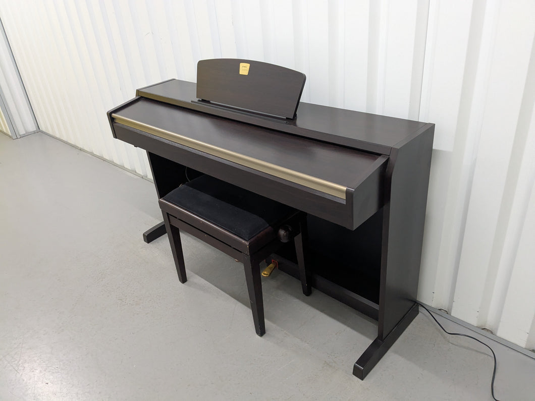 Yamaha Clavinova CLP-220 digital piano and stool in rosewood stock #25224