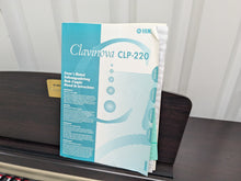 Load image into Gallery viewer, Yamaha Clavinova CLP-220 digital piano and stool in rosewood stock #25224

