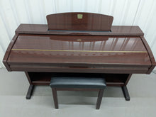 Load image into Gallery viewer, Yamaha Clavinova CVP-403 Polished Mahogany Digital Piano arranger stock #25234
