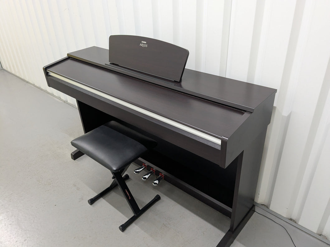 Yamaha Arius YDP-135 digital piano and stool in rosewood stock # 25246