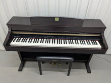 Load image into Gallery viewer, Yamaha Clavinova CLP-340 Digital Piano and stool in rosewood stock # 25245
