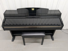Load image into Gallery viewer, Yamaha Clavinova CLP-230PE piano +stool polished ebony glossy black stock # 25228
