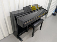 Load image into Gallery viewer, Yamaha Clavinova CLP-230PE piano +stool polished ebony glossy black stock # 25228
