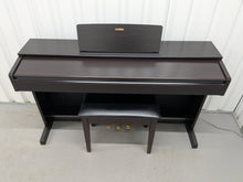 Load image into Gallery viewer, Yamaha Arius YDP-143 Digital Piano and stool in dark rosewood stock #25248
