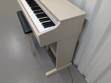 Load image into Gallery viewer, Yamaha Arius YDP-163 digital piano and stool in white ash finish stock #25255

