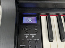 Load image into Gallery viewer, Yamaha Clavinova CLP-635  Digital Piano and stool in satin black stock #25271
