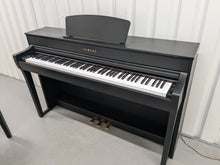 Load image into Gallery viewer, Yamaha Clavinova CLP-735 digital piano and stool in black finish stock nr 25267
