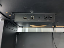 Load image into Gallery viewer, Yamaha Clavinova CLP-735 digital piano and stool in black finish stock nr 25267
