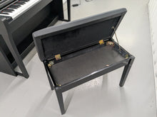 Load image into Gallery viewer, Yamaha Clavinova CLP-735 digital piano and stool in black finish stock nr 25267

