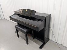 Load image into Gallery viewer, Yamaha Clavinova CLP-340PE glossy black polished ebony Piano stock #25264
