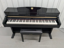 Load image into Gallery viewer, Yamaha Clavinova CLP-340PE glossy black polished ebony Piano stock #25264
