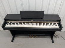 Load image into Gallery viewer, Yamaha Arius YDP-162 Digital Piano and stool in satin black, clavinova keyboard stock #25268

