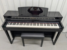 Load image into Gallery viewer, Yamaha Clavinova CLP-470 digital piano polished ebony glossy black stock #25256
