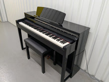 Load image into Gallery viewer, Yamaha Clavinova CLP-470 digital piano polished ebony glossy black stock #25256
