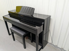 Load image into Gallery viewer, Yamaha Clavinova CLP-470 digital piano polished ebony glossy black stock #25256
