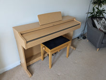 Load image into Gallery viewer, Yamaha Arius YDP-162 Digital Piano and stool in cherry / oak clavinova keyboard stock # 25189
