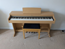 Load image into Gallery viewer, Yamaha Arius YDP-162 Digital Piano and stool in cherry / oak clavinova keyboard stock # 25189
