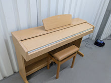 Load image into Gallery viewer, Yamaha Arius YDP-141 digital piano and stool in cherry wood finish stock #25281
