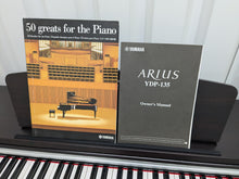 Load image into Gallery viewer, Yamaha Arius YDP-135 digital piano and stool in rosewood stock # 25283

