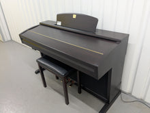 Load image into Gallery viewer, Yamaha Clavinova CVP-305 Digital Piano arranger + stool in dark rosewood stock #25287
