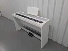 Load image into Gallery viewer, Korg B1 digital piano / keyboard with stand and 3 pedals in white stock # 25290
