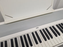 Load image into Gallery viewer, Korg B1 digital piano / keyboard with stand and 3 pedals in white stock # 25290
