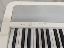 Load image into Gallery viewer, Korg B1 digital piano / keyboard with stand and 3 pedals in white stock # 25290
