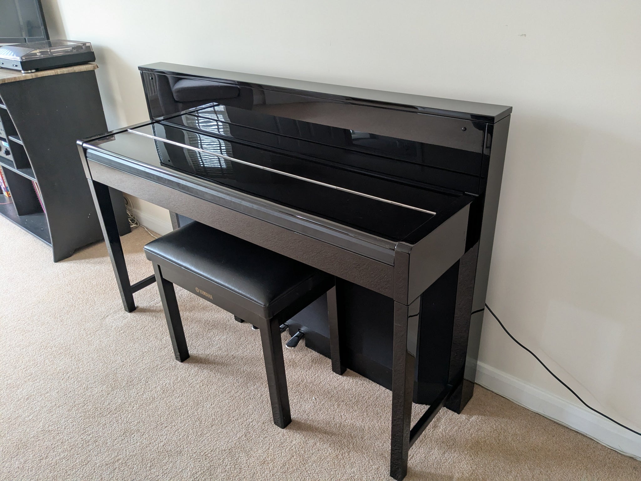 YAMAHA　電子ピアノ　CLP-S306　Clavinova　ピアノ椅子付き Yamaha Clavinova CLP-S306 digital piano and stool in
