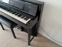 Load image into Gallery viewer, Yamaha Clavinova CLP-S306 digital piano and stool in polished ebony glossy black stock number 25285

