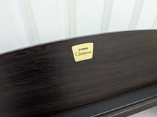 Load image into Gallery viewer, Yamaha Clavinova CLP-120 Digital Piano and stool in dark rosewood stock #25295
