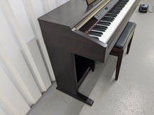 Load image into Gallery viewer, Yamaha Clavinova CLP-120 Digital Piano and stool in dark rosewood stock #25295
