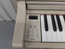 Load image into Gallery viewer, Yamaha Clavinova CLP-635 CLP-635WA Digital Piano and stool in white ash stock # 25296
