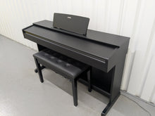 Load image into Gallery viewer, Yamaha Arius YDP-143 Digital Piano and stool in satin black stock #25298
