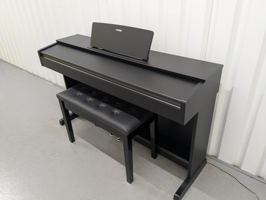 Yamaha Arius YDP-143 Digital Piano and stool in satin black stock #25298