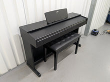 Load image into Gallery viewer, Yamaha Arius YDP-143 Digital Piano and stool in satin black stock #25298
