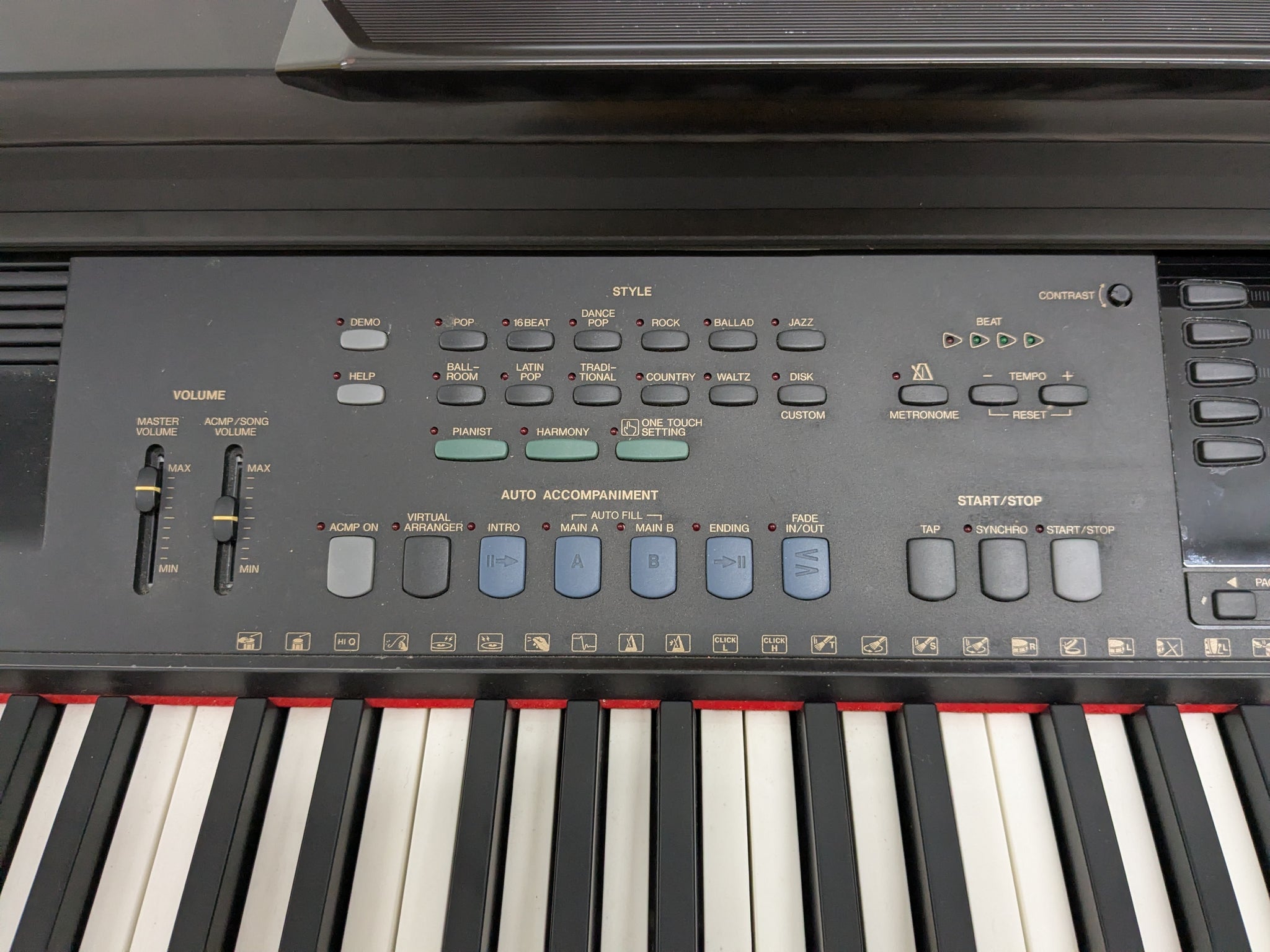 Yamaha Clavinova CVP-96 Digital Piano arranger in polished