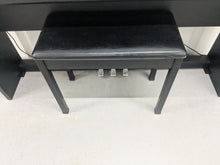 Load image into Gallery viewer, Roland F140R Digital Piano in satin black slim line space saver stock # 25303
