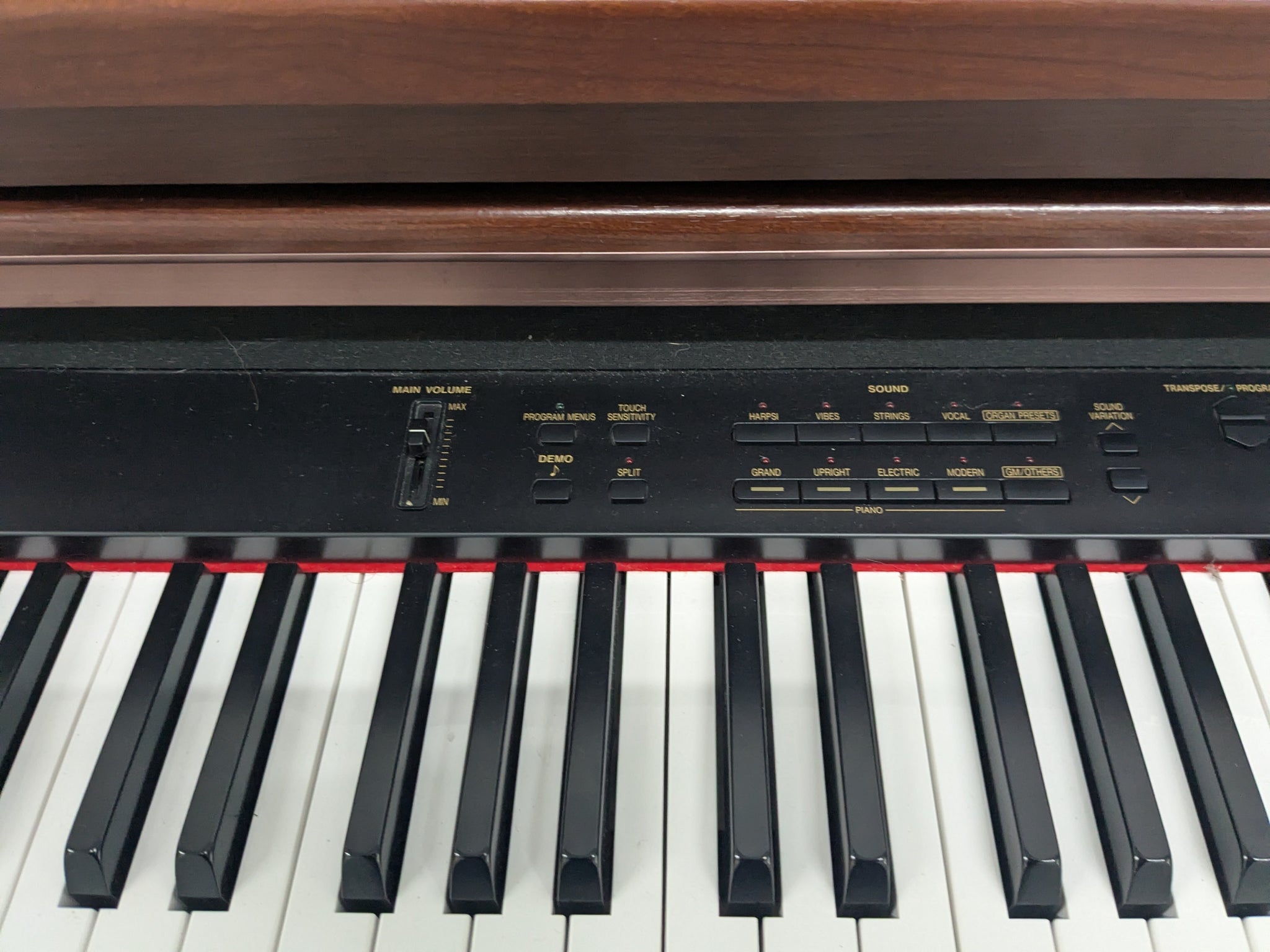 TECHNICS SX-PX336 DIGITAL PIANO IN MAHOGANY stock number 25301
