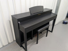 Load image into Gallery viewer, Yamaha Clavinova CLP-430 Digital Piano and stool in satin black stock #25307
