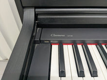 Load image into Gallery viewer, Yamaha Clavinova CLP-430 Digital Piano and stool in satin black stock #25307
