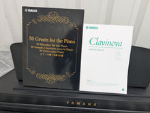 Load image into Gallery viewer, Yamaha Clavinova CLP-430 Digital Piano and stool in satin black stock #25307
