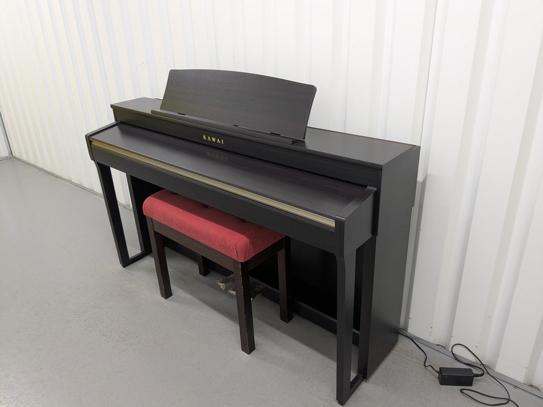 Kawai CN37 digital piano and stool in dark rosewood finish stock number 25306