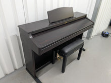 Load image into Gallery viewer, Roland HP-2e digital piano and stool in dark rosewood finish stock number 25317
