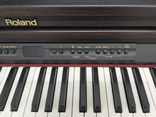 Load image into Gallery viewer, Roland HP-2e digital piano and stool in dark rosewood finish stock number 25317
