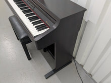 Load image into Gallery viewer, Roland HP-2e digital piano and stool in dark rosewood finish stock number 25317
