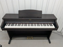 Load image into Gallery viewer, Roland HP-2e digital piano and stool in dark rosewood finish stock number 25317
