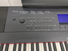 Load image into Gallery viewer, Yamaha DGX-660 black portable grand piano keyboard and stand stock #25314
